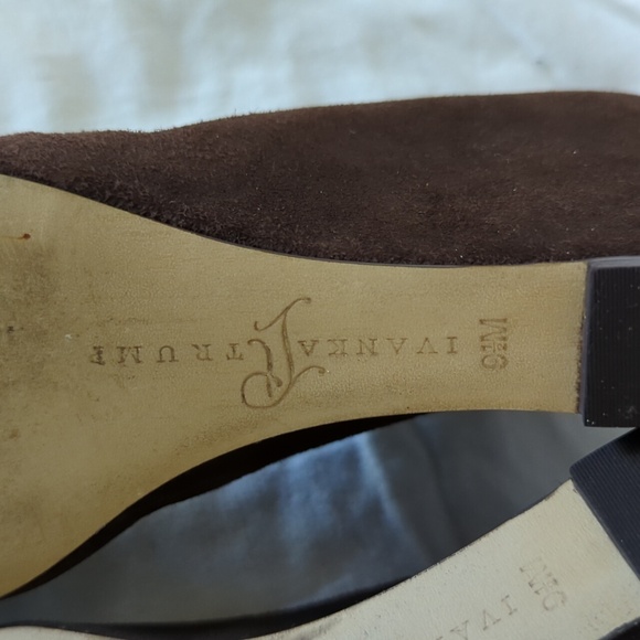 Check Out These Brown Suede Heels - Picture 5 of 6